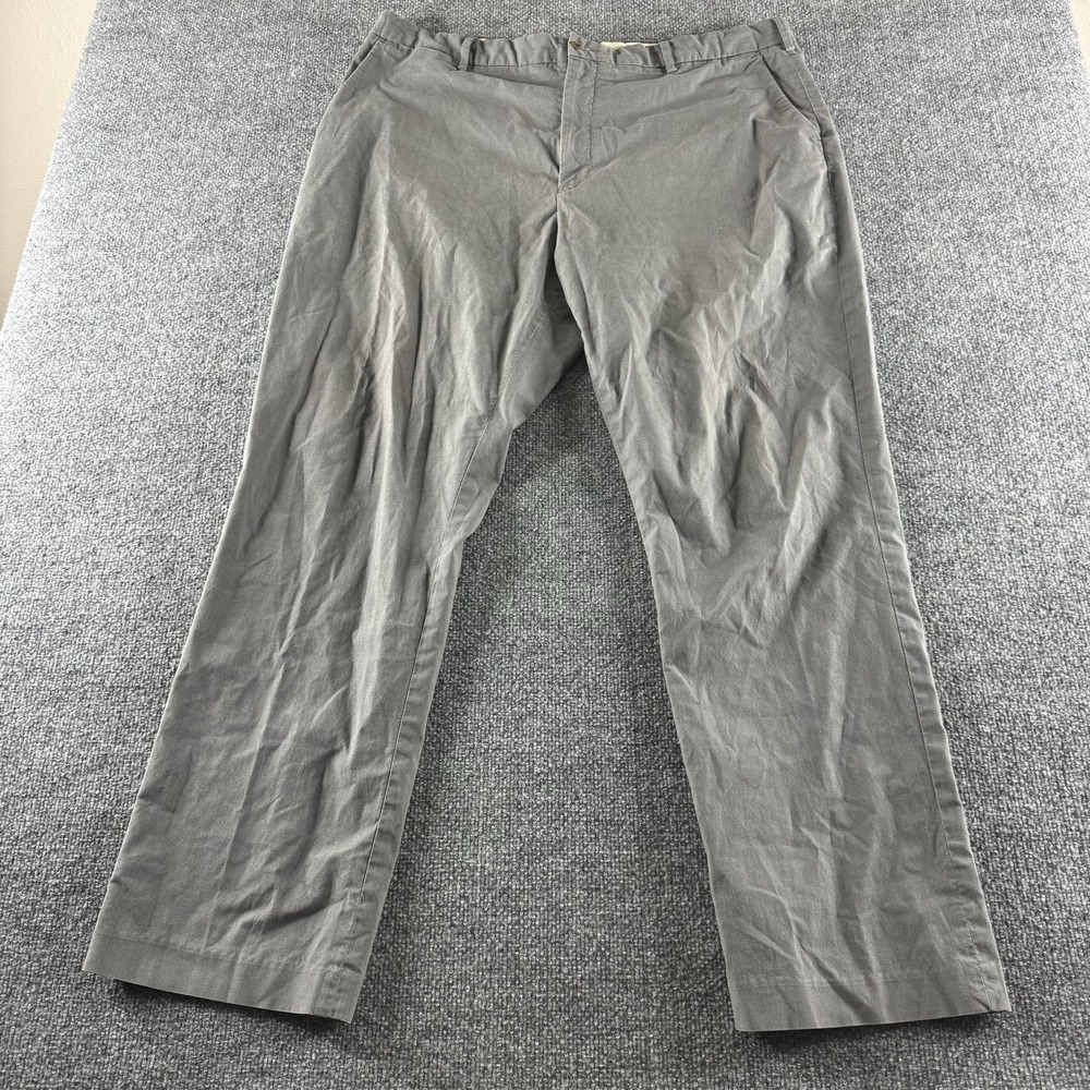 Polo Ralph Lauren Pants Mens 40x32 Gray Stretch Classic Fit Chino Straight